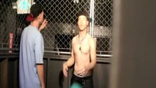 Straight boy gets Cuffed And suck