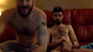 Two shaggy guys Have Great Sex On cam