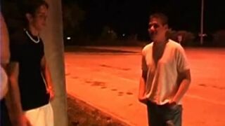 2 homosexual boys pound Straight lad