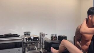 H1r04k1 And Ry0t4 Sex In The Kitchen