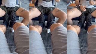 Teasing Partner’s Airport Boner