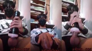 Pinoy Bagets Caught Jerking Off using his Fleshlight