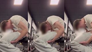 Blond Twink Gym Selfsuck
