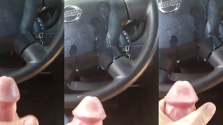 Big Cumshot in the Car #2