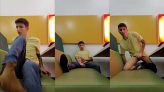 AHV - Risky restaurant wank (Almost caught!)