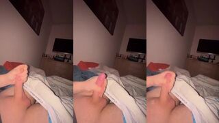 Shaven Chubby Uncut Jerk & Cum