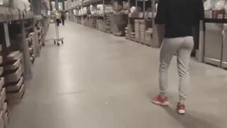 (21.9) AHV - Risky jerk off in IKEA