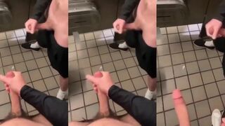 Public Toilet Wank Duo