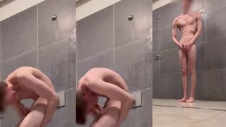 Twink Selfsuck In Gym Shower
