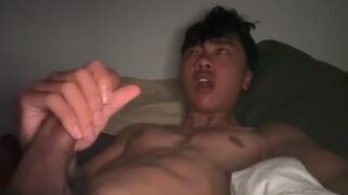 Asian Twink Jerks & Cums