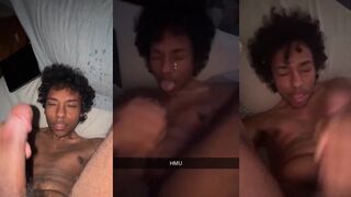 Black twink's 3 self facials