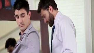 homo Tailor Comes Over To Welcome His Behind Filled With Some admirable Wide pecker