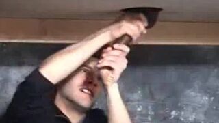 French man Jerks large dark knob